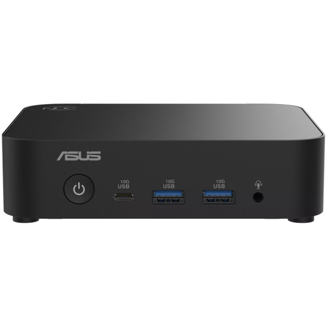 Компютър ASUS NUC 14 Essential RNUC14MNK97, Intel Processor N97 4C (up to 3.6GHz, 6MB Cache), 1x DDR5 SO-DIMM, 1 x M.2 2280/2242 PCIe Gen3x4, 1x HDMI, 1x DP, LAN, WiFI 6E, Bluetooth 5.3  