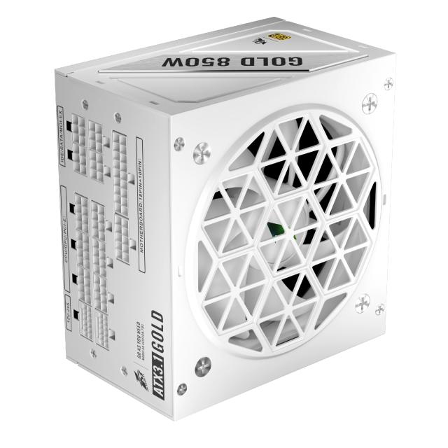 Захранване 1stPlayer HA-850BA4 WHITE 850W, ATX 3.1 PCIe 5.1, Active PFC, 80 PLUS GOLD, Full Modular