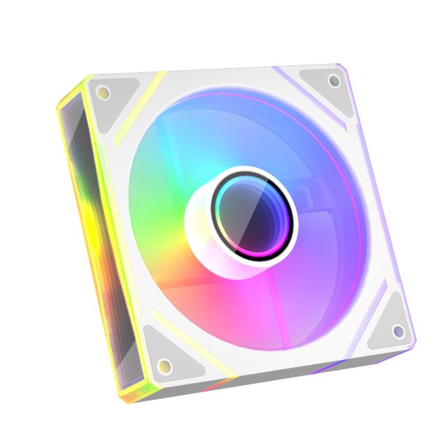 Вентилатор 1stPlayer 120mm FCR(AP) White, ARGB