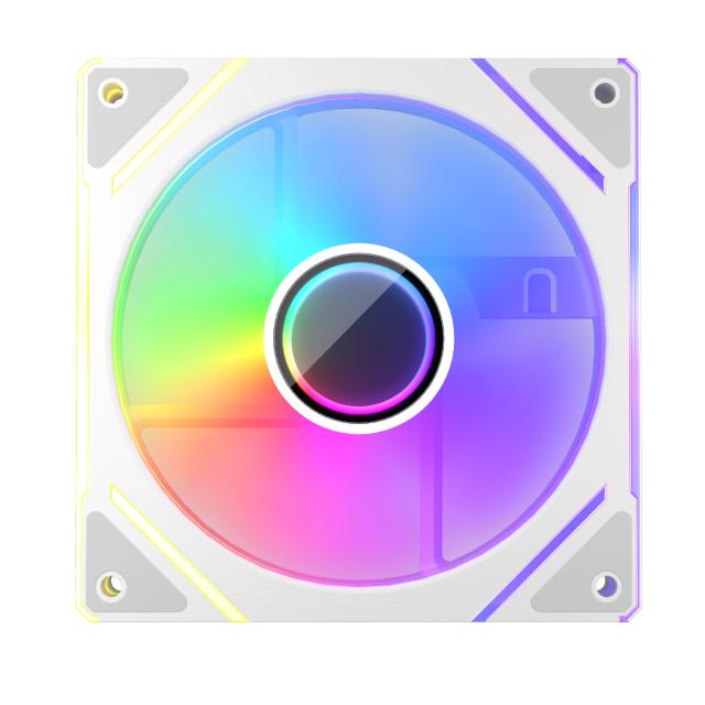 Вентилатор 1stPlayer 120mm FC(AP) White, ARGB