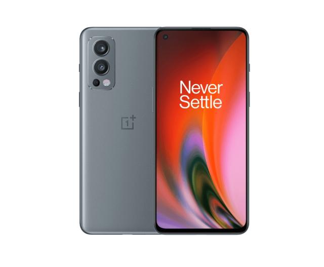 Мобилен телефон OnePlus Nord 2 5G DN2103, 8GB RAM, 128GB, 8 Core Dimensity 1200-AI, 6,43" 90Hz AMOLED 2400x1080, IMX766 50MP + 8MP + 2MP, IMX615 30MP Selfie, 4500mAh, Dual SIM, Android 11, Grey Sierra