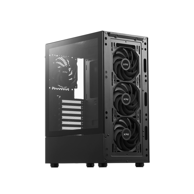 Кутия ADATA VALOR MESH MT BLACK, Middle Tower, 2 x USB 3.2, Mini-ITX, Micro-ATX, ATX