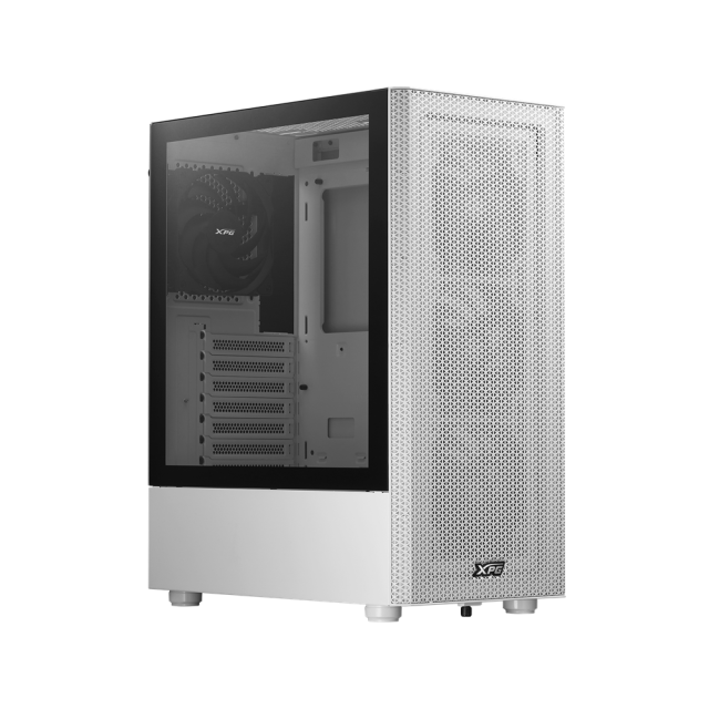 Кутия ADATA VALOR MESH MT WHITE, Middle Tower, 2 x USB 3.2, Mini-ITX, Micro-ATX, ATX