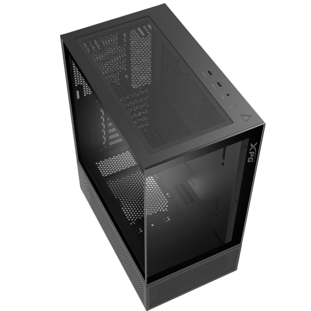 Кутия ADATA INVADER X MINI MT BLACK, Middle Tower, 2 x USB 3.2, 1 x USB 3.2 Type-C, Mini-ITX, Micro-ATX, ATX