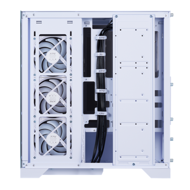 Кутия ADATA INVADER X BTF MT WHITE, 2 x USB 3.0, 1 x USB 3.2 Type C, 1 x HD Audio, Mini-ITX, Micro-ATX, ATX