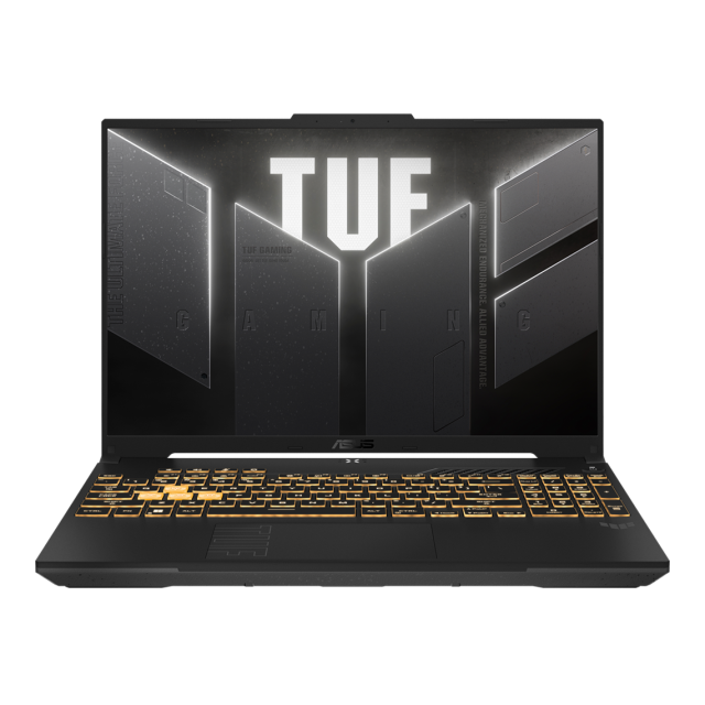 Лаптоп Asus TUF Gaming F16 FX607VU-RL065, Intel Core 5 210H 8C (1.6 / 4.8 GHz, 12MB Cache), 16" (40.64cm) FHD+ IPS 144Hz Anti-Glare Display, NVIDIA GF RTX4050 6GB, 16GB DDR5, 1TB SSD NVMe, 1x Thunderbolt 4, Free DOS