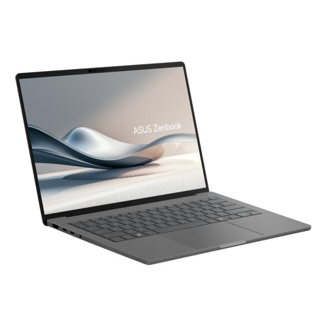 Лаптоп Asus Zenbook A14 UX3407RA-QD026X, Qualcomm Snapdragon X Elite X1E-78-100 12C (3.4 GHz, 42MB Cache), 14" (35.56 cm) WUXGA OLED 600nits HDR Glare Display, 32GB LPDDR5X, 1TB SSD, 2x USB4, Windows 11 Pro