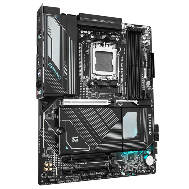 Дънна платка Gigabyte B850 GAMING X WIFI, AM5, 4x DDR5, 3x M.2 NVMe, 4x SATA 6Gb/s, Wi-Fi 6, Bluetooth 5.3, HDMI, DP, ATX