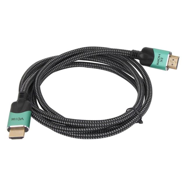 Кабел VCom HDMI (M) към HDMI (M), v2.1, 2m. - 8K HDR