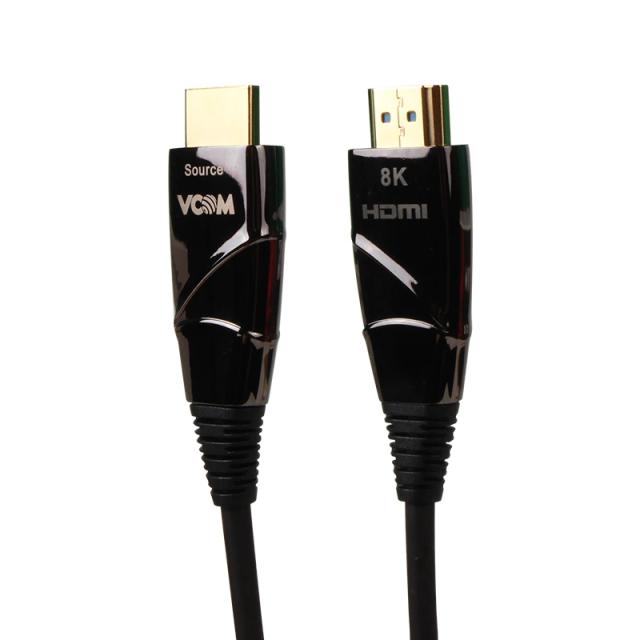 Кабел VCom активен оптичен кабел HDMI (M) към HDMI (M), v2.1, 20.0m