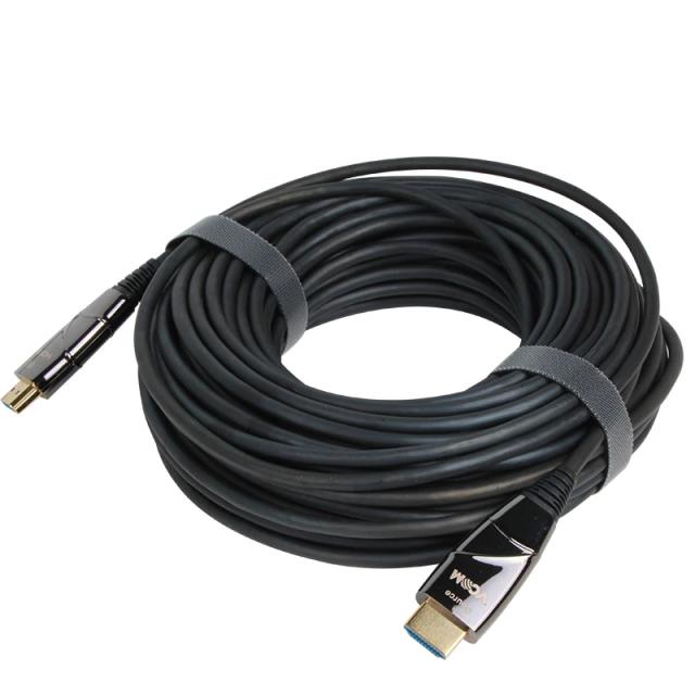 Кабел VCom активен оптичен кабел HDMI (M) към HDMI (M), v2.1, 20.0m