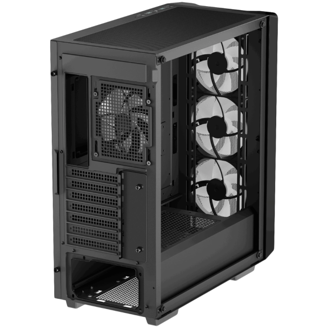 Кутия DeepCool CC560 MESH V2 Black, Middle Tower, 2x USB3.0, 1x Audio, Mini-ITX/Micro-ATX/ATX