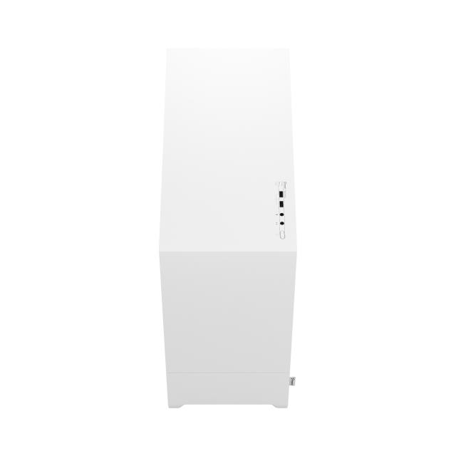 Кутия Fractal Design POP SILENT White TG Clear Tint, 2x USB 3.0, Audio, ATX / mATX / Mini ITX