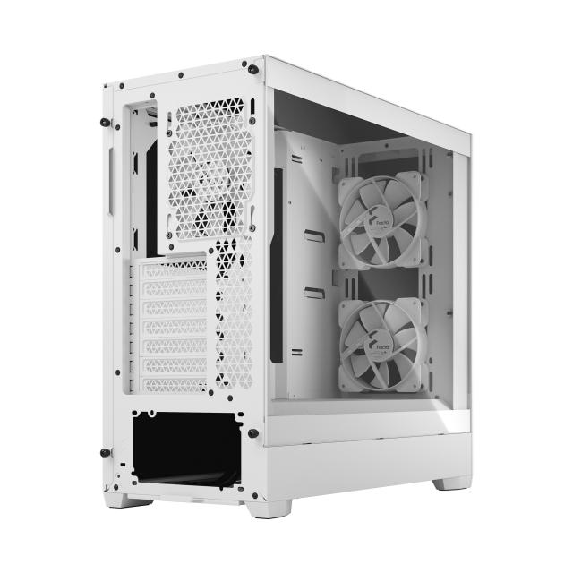 Кутия Fractal Design POP SILENT White TG Clear Tint, 2x USB 3.0, Audio, ATX / mATX / Mini ITX