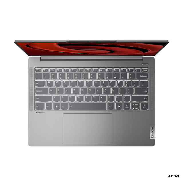 Лаптоп Lenovo IdeaPad Pro 5 14AHP9, AMD Ryzen 7 8845HS 8C (3.8/4.1GHz, 16MB cache), 14" (35.56cm) 2.8K IPS OLED GL 120Hz, 16GB LPDDR5X, 512GB SSD NVMe, Free DOS