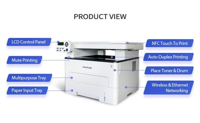 Лазерно многофункционално устройство Pantum M6700DW Laser MFP