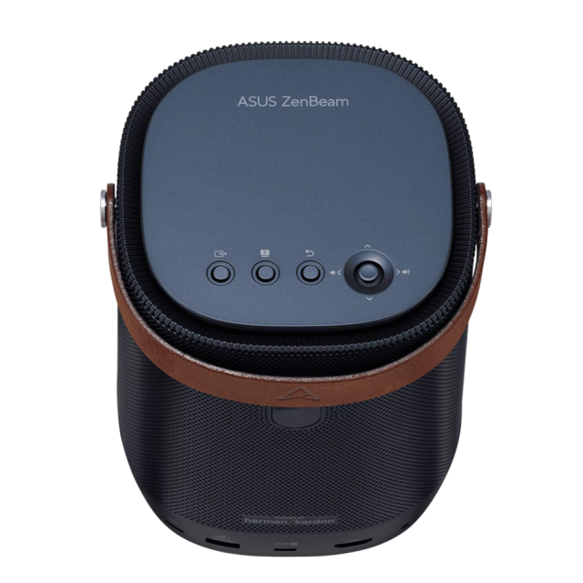 Проектор Asus ZenBeam L2, DLP, Full HD (1920x1080), 400:1, 960 lm, sound Harman Kardon, HDMI, Micro-HDMI, USB-C, AUX