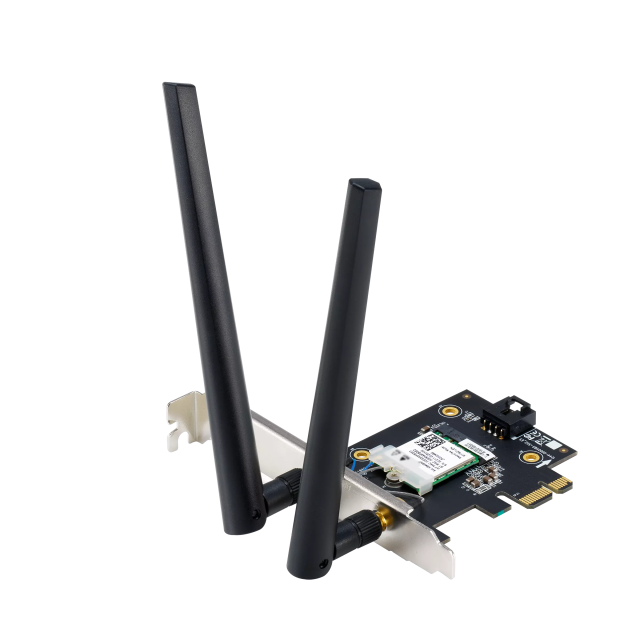 Безжична мрежова карта ASUS PCE-BE6500 WiFi 7, PCI-E, Bluetooth 5.4, 688 Mbps+ 2882 Mbps+ 2882 Mbps