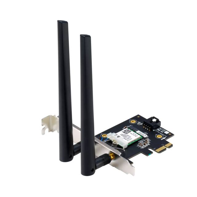 Безжична мрежова карта ASUS PCE-BE6500 WiFi 7, PCI-E, Bluetooth 5.4, 688 Mbps+ 2882 Mbps+ 2882 Mbps