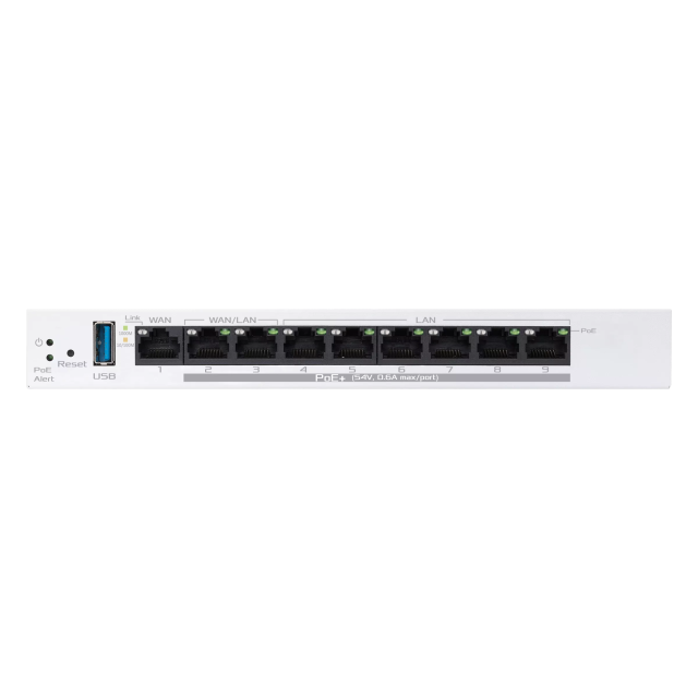 Рутер ASUS ExpertWiFi EBG19P, LAN: 6x10/100/1000Base-T, WAN/LAN: 2x10/100/1000Base-T, WAN: 1x10/100/1000Base-T Gigabit, 1 x USB 3.2 Gen 1, Bluetooth