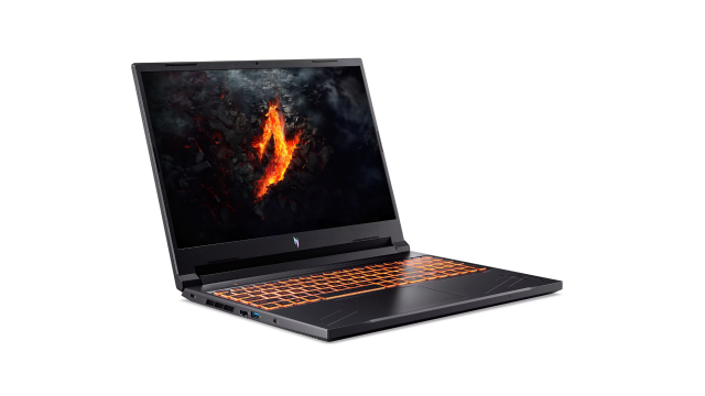 Лаптоп Acer Nitro V16 ANV16-71-76SJ, Intel Core i7-14650HX 16C (2.2/5.2 GHz, 30MB Cache), 16" (40.64cm) WQXGA IPS 180Hz Anti-Glare Display, NVIDIA GF RTX 4060 8GB, 16GB DDR5, 1TB SSD NVMe, 1x Thunderbolt 4, Free DOS