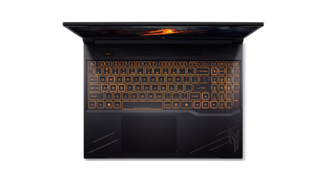 Лаптоп Acer Nitro V16 ANV16-71-76SJ, Intel Core i7-14650HX 16C (2.2/5.2 GHz, 30MB Cache), 16" (40.64cm) WQXGA IPS 180Hz Anti-Glare Display, NVIDIA GF RTX 4060 8GB, 16GB DDR5, 1TB SSD NVMe, 1x Thunderbolt 4, Free DOS