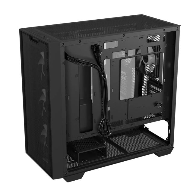 Кутия ASUS A21 PLUS TG Black, 2 x USB 3.2, 1 x Headphone, 1 x Microphone, Micro-ATX, Mini-ITX