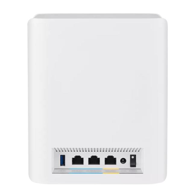 Рутер ASUS ZenWiFi BT10 Tri-band WiFi 7 Mesh (W-3-PK), LAN: 1x10/100/1000Base-T Gigabit, WAN/LAN: 1x10/100Base-TX, WAN/LAN: 1x10/100/1000Base-T Gigabit, 1 x USB 3.0