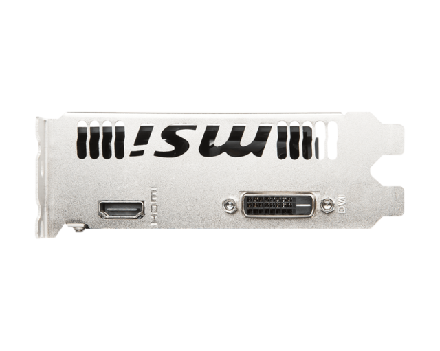 Видео карта MSI GeForce GT1030 AERO ITX 4GB DDR4 OC, 64-bit, DVI, HDMI