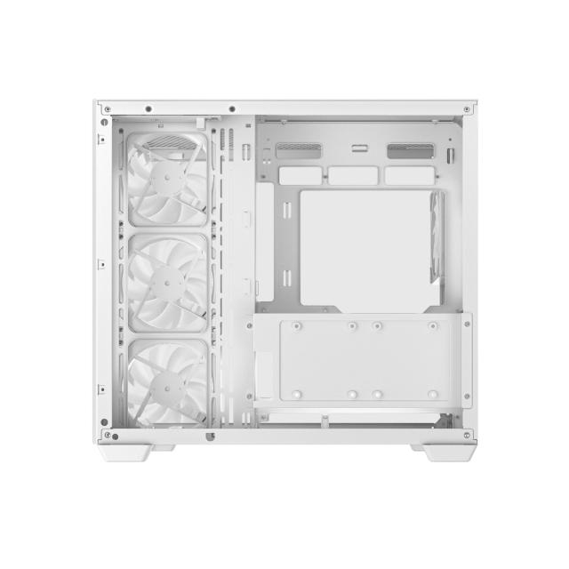 Кутия DeepCool CG530 4F White, Middle Tower, 2x USB3.0, 1x USB 3.2 Gen 2 Type-C, 1x HD Audio, Mini-ITX/Micro-ATX/ATX