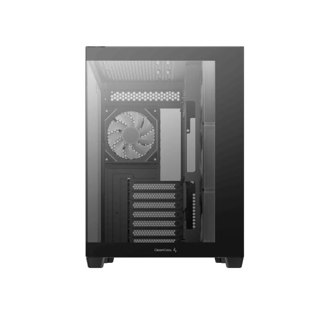 Кутия DeepCool CG530 4F Black, Middle Tower, 2x USB3.0, 1x USB 3.2 Gen 2 Type-C, 1x HD Audio, Mini-ITX/Micro-ATX/ATX