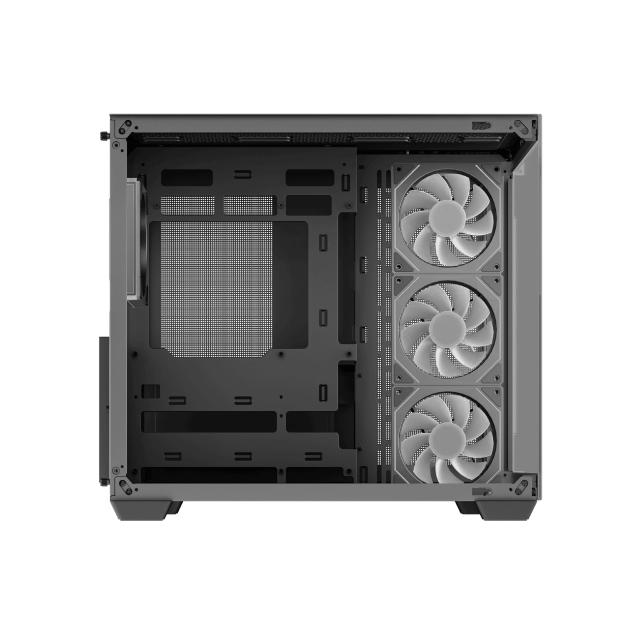 Кутия DeepCool CG530 4F Black, Middle Tower, 2x USB3.0, 1x USB 3.2 Gen 2 Type-C, 1x HD Audio, Mini-ITX/Micro-ATX/ATX