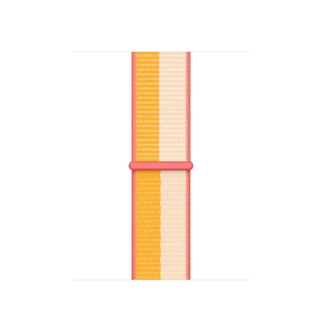 Каишка за часовник Apple Watch 41mm Maize/White Sport Loop - Regular