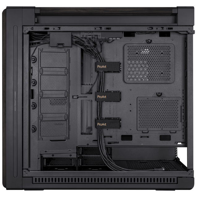 Кутия ASUS ProArt PA602 Wood Edition, Mid Tower, 2x USB 3.2, 1 x USB Type-C, 2 x USB 2.0, EATX, ATX Micro-ATX Mini-ITX