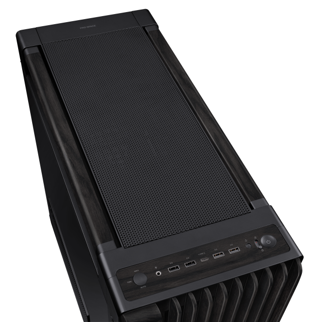 Кутия ASUS ProArt PA602 Wood Edition, Mid Tower, 2x USB 3.2, 1 x USB Type-C, 2 x USB 2.0, EATX, ATX Micro-ATX Mini-ITX