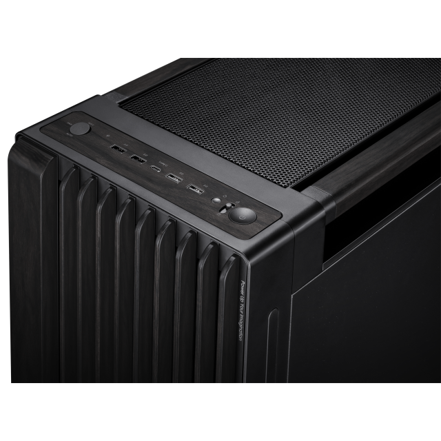 Кутия ASUS ProArt PA602 Wood Edition, Mid Tower, 2x USB 3.2, 1 x USB Type-C, 2 x USB 2.0, EATX, ATX Micro-ATX Mini-ITX