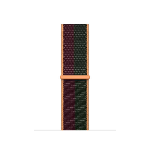 Каишка за часовник Apple Watch 41mm Dark Cherry/Forest Green Sport Loop - Regular