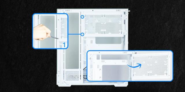 Кутия Zalman P40 Prism White, Middle Tower, Tempered Glass, 1 x USB 3.1 Type-C, 1 x USB 3.0, 1 x HD Audio, ATX / mATX / Mini-ITX