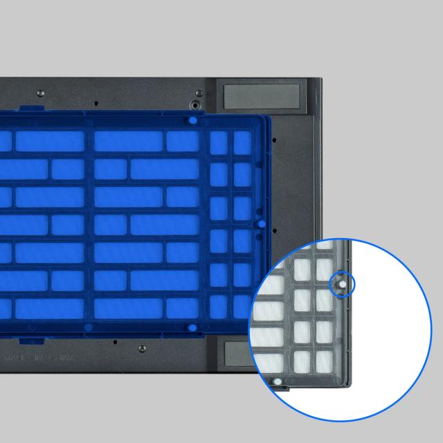 Кутия Zalman P40 Prism Black, Middle Tower, Tempered Glass, 1 x USB 3.1 Type-C, 1 x USB 3.0, 1 x HD Audio, ATX / mATX / Mini-ITX