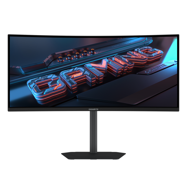 Монитор Gigabyte G34WQCP, 34" (86.36cm) WQHD SS VA, Curved 1500R, 180Hz, 1ms, 300cd/m2, DisplayPort, HDMI