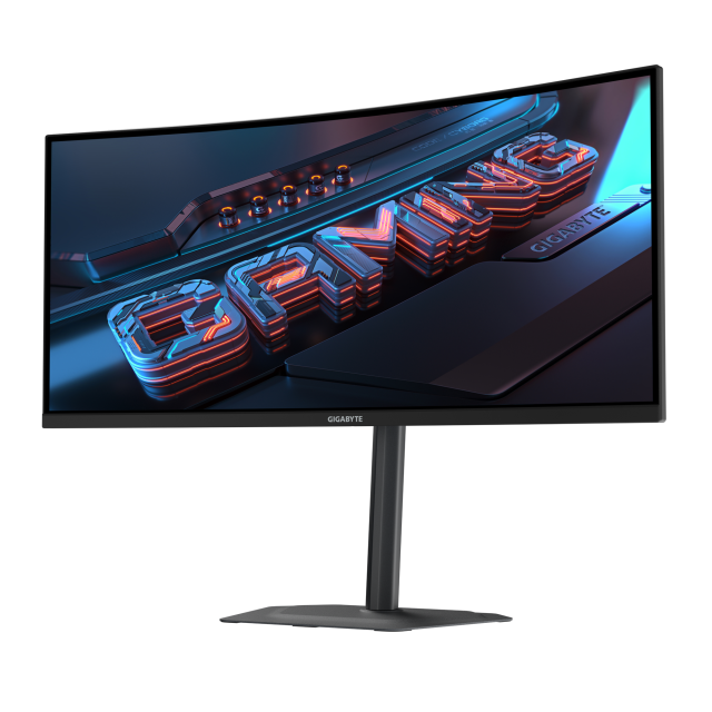 Монитор Gigabyte G34WQCP, 34" (86.36cm) WQHD SS VA, Curved 1500R, 180Hz, 1ms, 300cd/m2, DisplayPort, HDMI