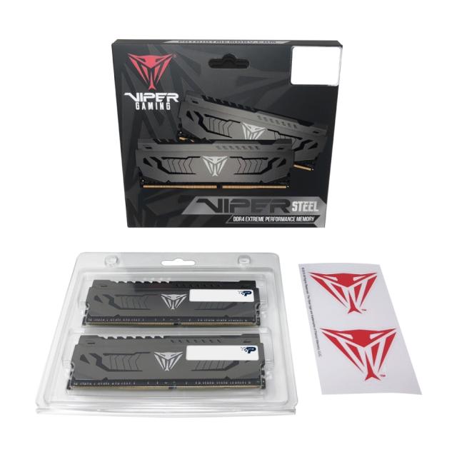 Памет Patriot Viper Steel 64GB (2x32GB) DDR4 3200MHz, 1.35V
