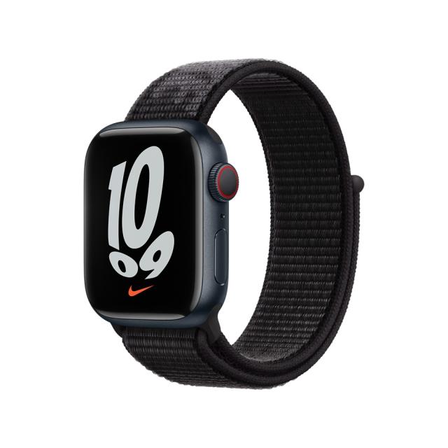 Каишка за часовник Apple Watch 41mm Black Nike Sport Loop - Regular