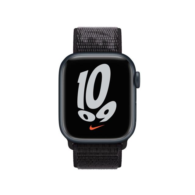 Каишка за часовник Apple Watch 41mm Black Nike Sport Loop - Regular