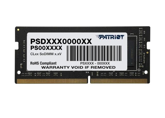 Памет Patriot Signature 4GB DDR4 2400Mhz SODIMM, 1.2V
