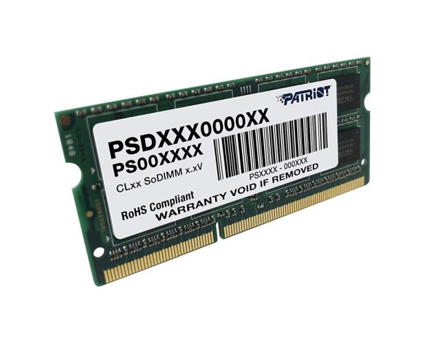 Памет Patriot Signature for Ultrabook SODIMM DDR3 4GB L