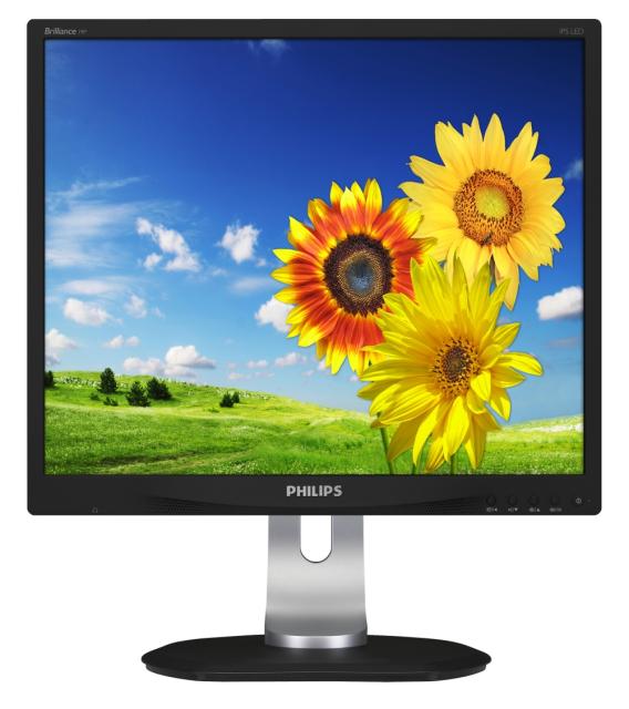 Монитор Philips 19P4QYEB, 19" ADS LED, 5 ms, 20M:1 DCR, 250 cd/m2, 1280x1024, USB, DVI,  DP, Speakers, Black