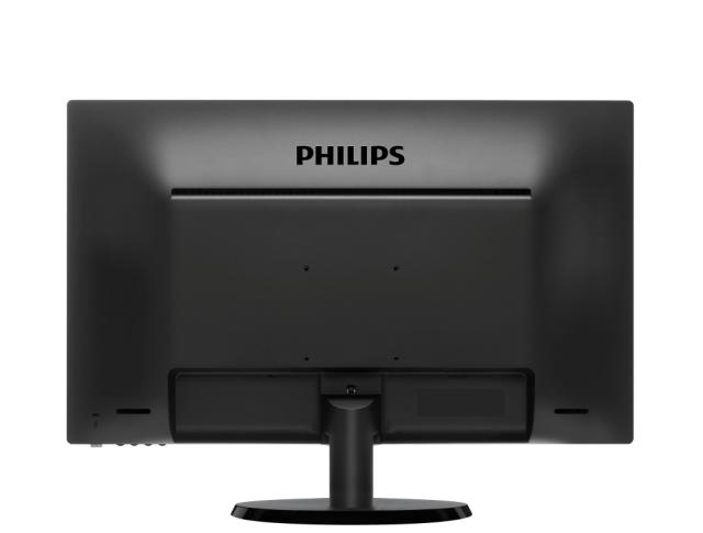 Монитор Philips 223V5LSB/00, 21.5" Wide, TN, LED, 5ms, 1000:1, 10M:1 DCR, 250 cd/m2, 1920x1080@60Hz, Tilt, D-Sub, DVI, Black