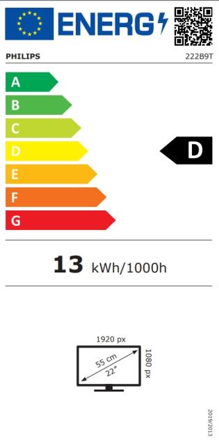 Монитор Philips 222B9T, 21.5" Wide TN LED, 2 ms, 1000:1, 50M:1 DCR, 250 cd/m2, 1920x1080@60Hz, Touch, Heigh Adjust, Tilt, USB, D-Sub, DVI, HDMI, DP, Headphone Out, Speakers, Black