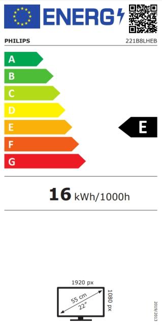 Монитор Philips 221B8LHEB, 21.5 Wide TN, LED 1ms, 1000:1, 20M:1 DCR, 250cd/m2, 1920x1080@60Hz, Tilt, Swivel, Heigh Adjust, Pivot, D-Sub, HDMI, Headphone Out ,Speakers, Black